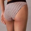 Bikini med hög midja i stretchig Microfiber med grafiskt Monogram Bikini med hög midja i stretchig Microfiber med grafiskt Monogram