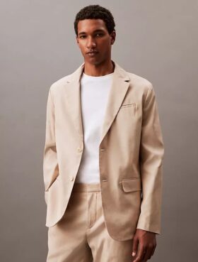 Blazer i linneblandning
