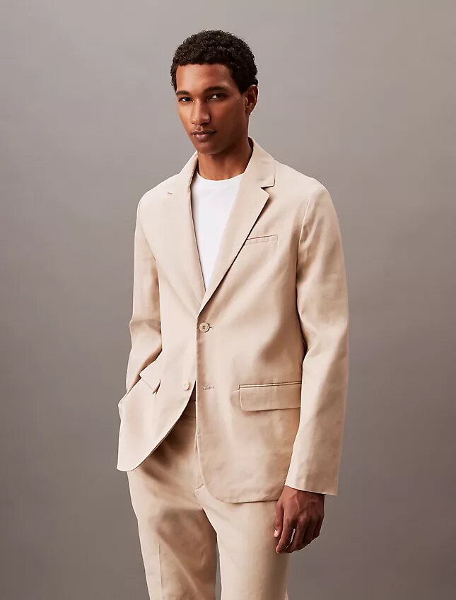 Blazer i linneblandning Blazer i linneblandning
