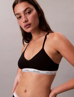 Bomull-Modal-blandning, lätt fodrad Bralette