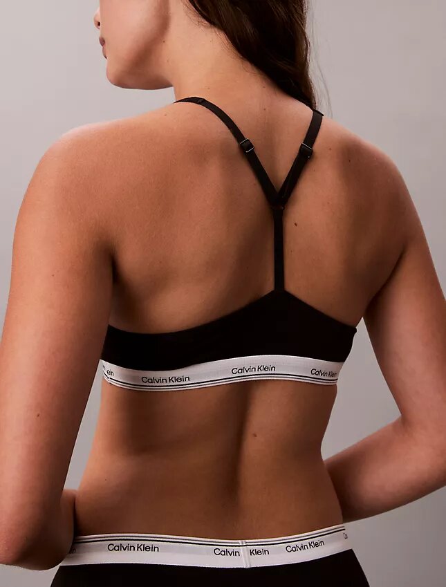 Bomull-Modal-blandning, lätt fodrad Bralette Bomull-Modal-blandning, lätt fodrad Bralette