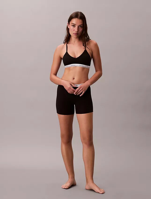 Bomull-Modal-blandning, lätt fodrad Bralette Bomull-Modal-blandning, lätt fodrad Bralette