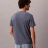Bomullsjersey-T-shirt med ficka