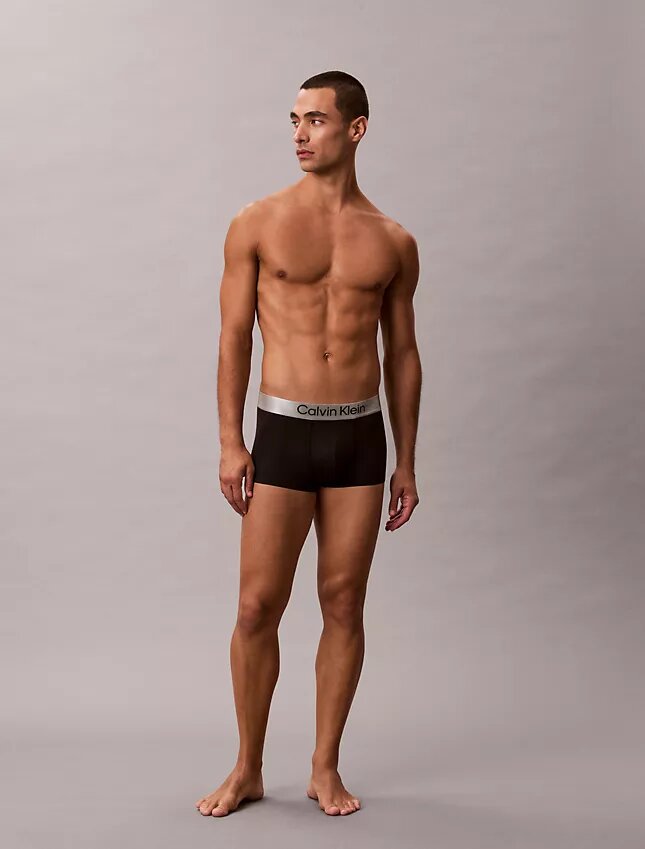 Borstrad stretchbyxa i mikrofiber med Low Rise Trunk Borstrad stretchbyxa i mikrofiber med Low Rise Trunk