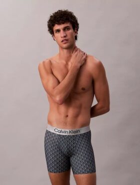 Boxer Brief i borstad mikrofiber med stretch