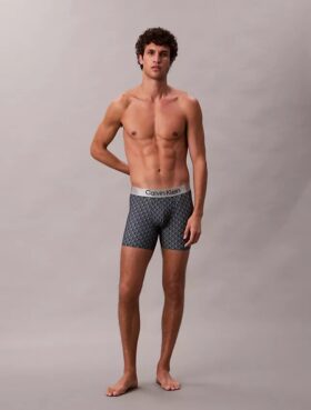 Boxer Brief i borstad mikrofiber med stretch