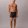 Boxer Brief i stretchig mikrofiber med grafiskt Monogram Boxer Brief i stretchig mikrofiber med grafiskt Monogram