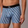 Boxer Brief i stretchig mikrofiber med grafiskt Monogram Boxer Brief i stretchig mikrofiber med grafiskt Monogram
