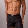 Boxer Brief i stretchig mikrofiber med grafiskt Monogram Boxer Brief i stretchig mikrofiber med grafiskt Monogram