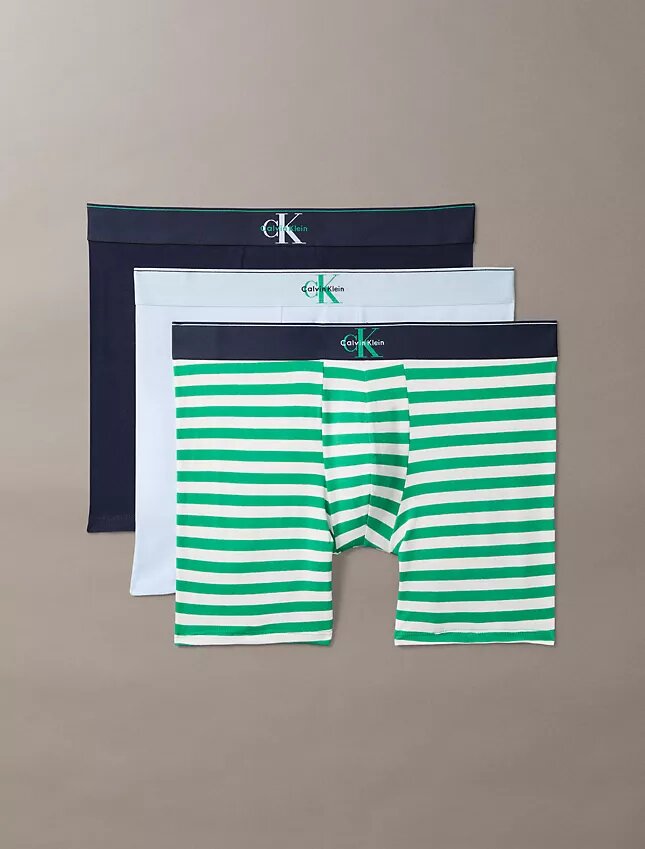 Boxerkalsonger i Cotton Stretch med grafiskt Monogram, 3-pack Boxerkalsonger i Cotton Stretch med grafiskt Monogram, 3-pack