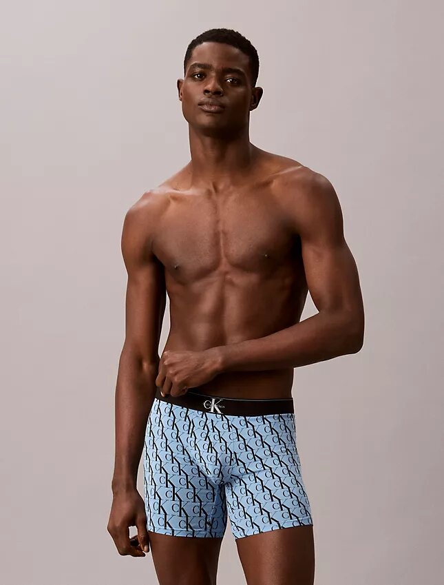 Boxerkalsonger i Cotton Stretch med grafiskt Monogram, 3-pack Boxerkalsonger i Cotton Stretch med grafiskt Monogram, 3-pack