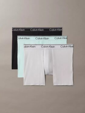 Boxerkalsonger i stretchig mikrofiber, 3-pack