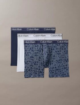Boxerkalsonger i stretchig mikrofiber, 3-pack