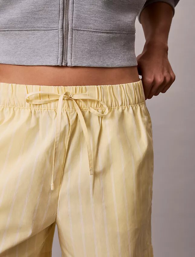 Boxershorts i bomullspoplin med ränder Boxershorts i bomullspoplin med ränder