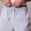 Boxershorts i bomullspoplin med ränder Boxershorts i bomullspoplin med ränder