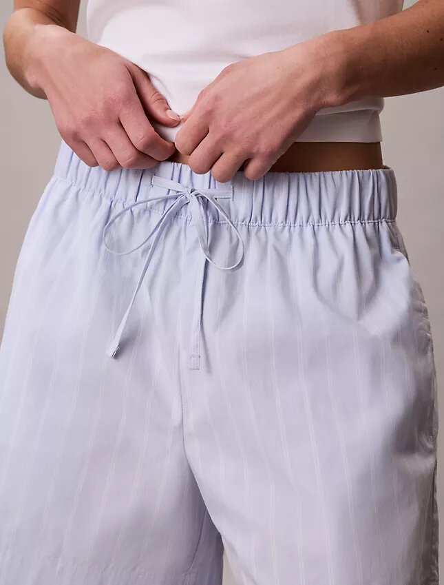 Boxershorts i bomullspoplin med ränder Boxershorts i bomullspoplin med ränder