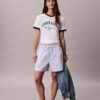 Boxershorts i bomullspoplin med ränder Boxershorts i bomullspoplin med ränder