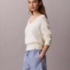 Boxershorts i bomullspoplin med ränder Boxershorts i bomullspoplin med ränder