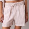 Boxershorts i bomullspoplin med ränder Boxershorts i bomullspoplin med ränder