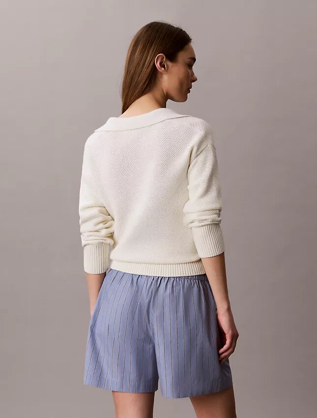 Boxershorts i bomullspoplin med ränder Boxershorts i bomullspoplin med ränder