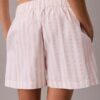 Boxershorts i bomullspoplin med ränder Boxershorts i bomullspoplin med ränder