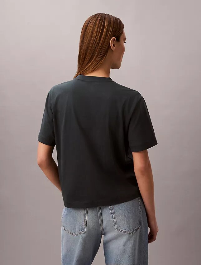 Boxig T-shirt med skriptlogotyp Boxig T-shirt med skriptlogotyp