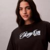 Boxig T-shirt med upphöjt logotryck Boxig T-shirt med upphöjt logotryck