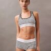 Bralette i bomulls- och Modal-stretch med ribbstickning och lätt foder Bralette i bomulls- och Modal-stretch med ribbstickning och lätt foder