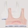 Bralette med bågformad logotyp, 2-pack Bralette med bågformad logotyp, 2-pack