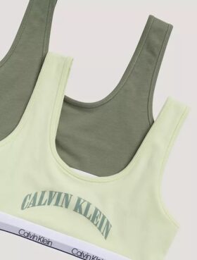 Bralette med bågformad logotyp, 2-pack