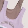 Bralette med bågformad logotyp, 2-pack Bralette med bågformad logotyp, 2-pack