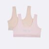 Bralette med logotypband för flickor, 2-pack Bralette med logotypband för flickor, 2-pack