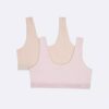 Bralette med logotypband för flickor, 2-pack Bralette med logotypband för flickor, 2-pack