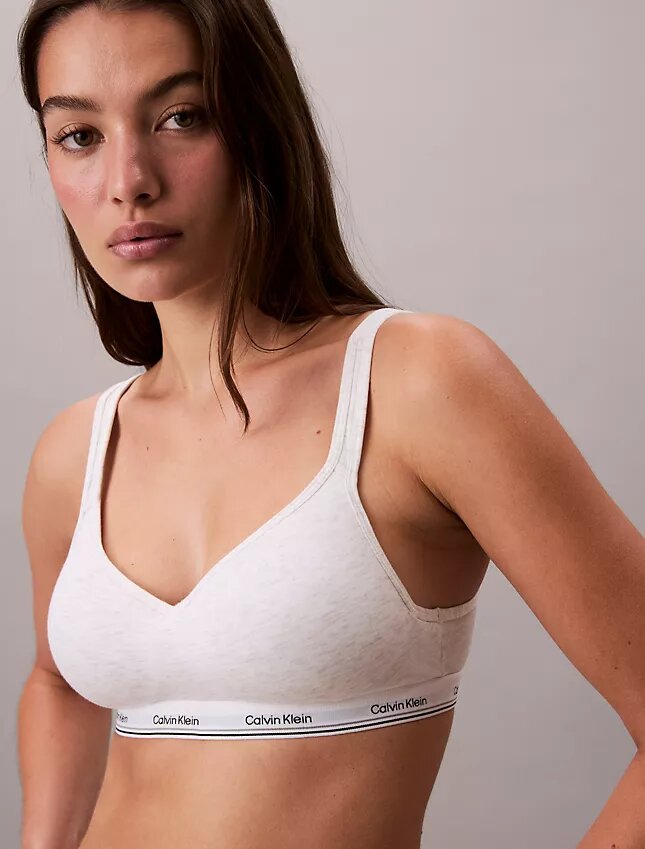 Bralette med vaddering och utan bygel i bomull och Modal Bralette med vaddering och utan bygel i bomull och Modal