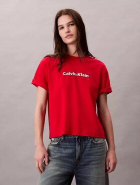 Broderad logotyp Grafisk klassisk T-shirt