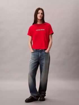 Broderad logotyp Grafisk klassisk T-shirt