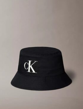 Broderad monogram-buckethat i twill Broderad monogram-buckethat i twill