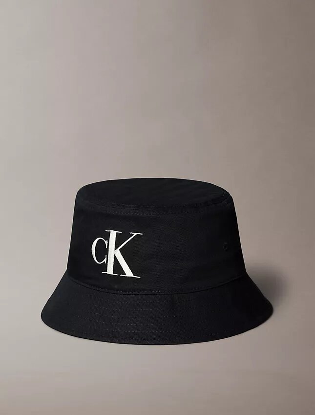 Broderad monogram-buckethat i twill Broderad monogram-buckethat i twill