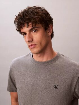 Broderad Monogram-T-shirt med avslappnad passform