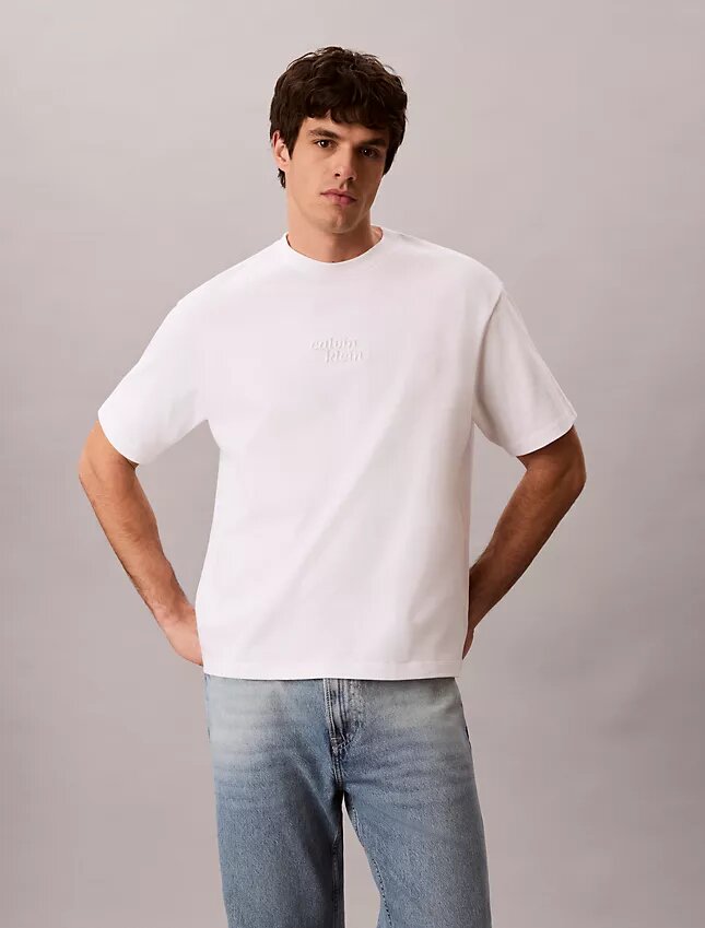 Broderad T-shirt med 1989-logotyp i avslappnad passform Broderad T-shirt med 1989-logotyp i avslappnad passform