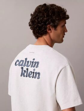 Broderad T-shirt med 1989-logotyp i avslappnad passform