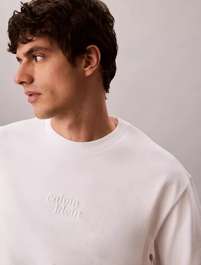 Broderad T-shirt med 1989-logotyp i avslappnad passform Broderad T-shirt med 1989-logotyp i avslappnad passform