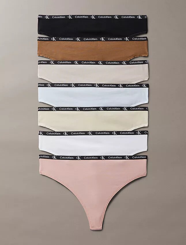Calvin Klein 1996 Cotton Stretch 7-pack moderna Thong Calvin Klein 1996 Cotton Stretch 7-pack moderna Thong