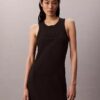 Calvin Klein Logo Midi Tank Klänning