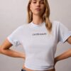 Calvin Klein-logotyp, boxig T-shirt Calvin Klein-logotyp, boxig T-shirt
