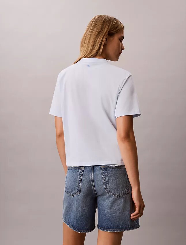 Calvin Klein-logotyp, boxig T-shirt Calvin Klein-logotyp, boxig T-shirt