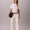 Calvin Klein-logotyp, boxig T-shirt