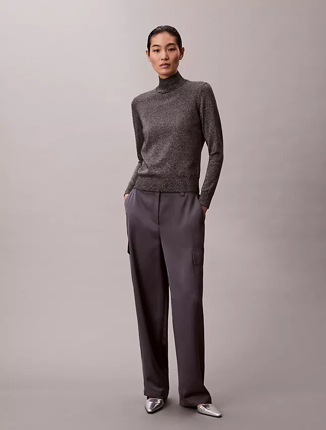 Cargo-byxor i satin-twill Cargo-byxor i satin-twill
