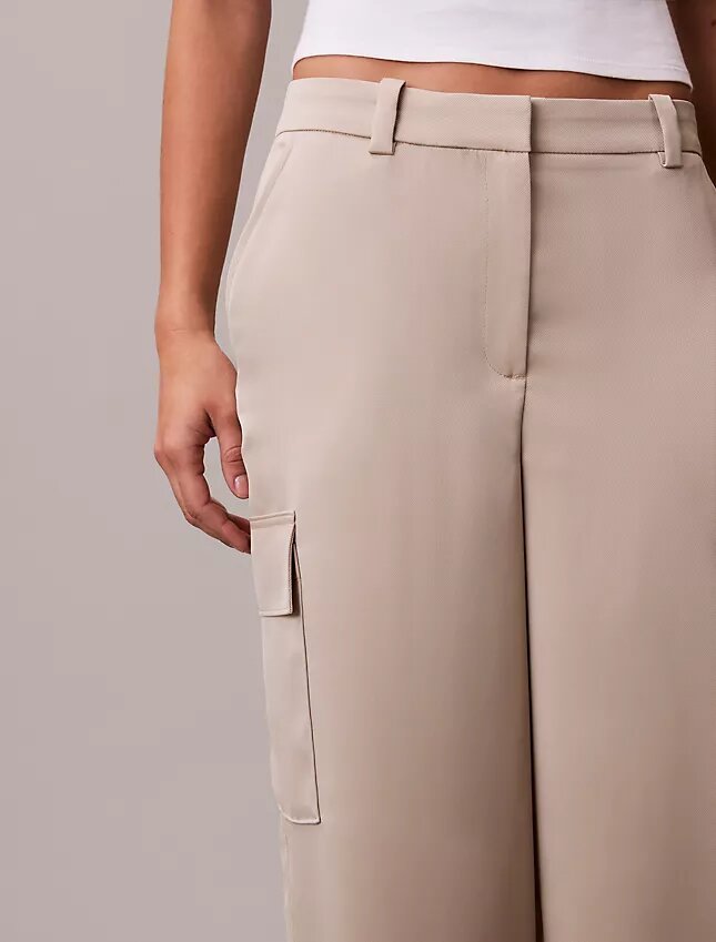 Cargo-byxor i satin-twill Cargo-byxor i satin-twill