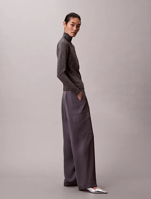 Cargo-byxor i satin-twill Cargo-byxor i satin-twill